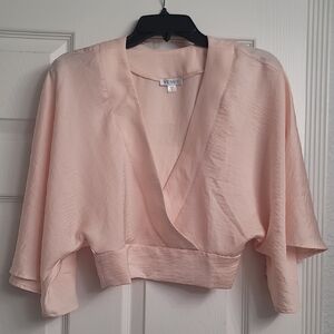 VENUS Blush Kimono Sleeve Blouse